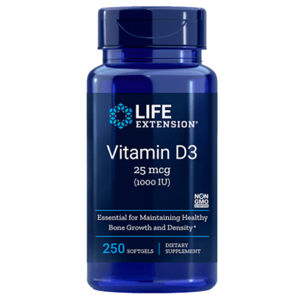 Life Extension Vitamín D3 25mcg 250 tabliet